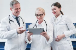 Nurses and doctors